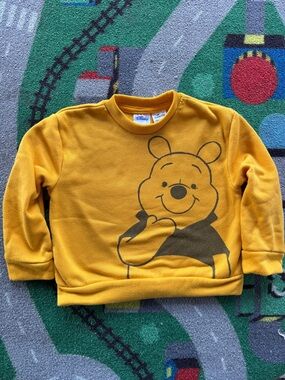 Disney Yellow Winnie the Pooh Kids Sweatshirt